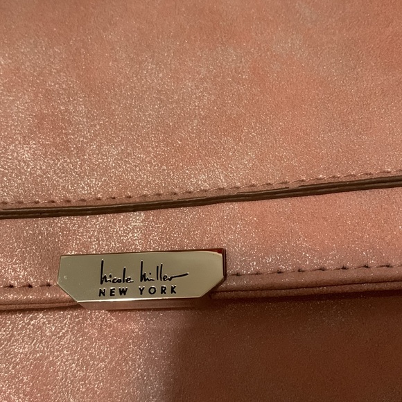 Nicole Miller Pink Clutch with Strap - Picture 5 of 9